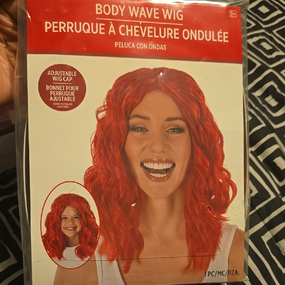 Red Body Wave Wig